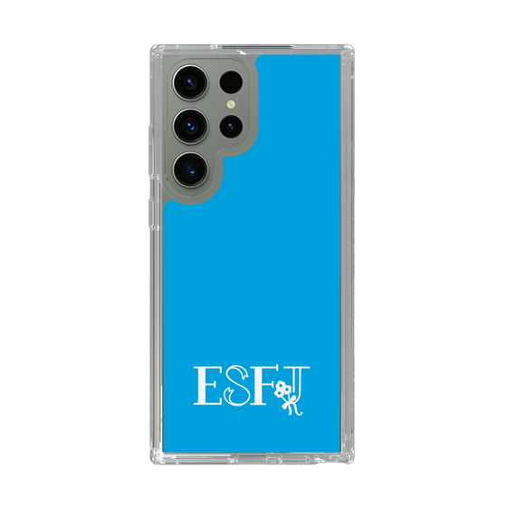 Slim Protection Case［ Original - ESFJ Consul - Alphabet - Blue ］