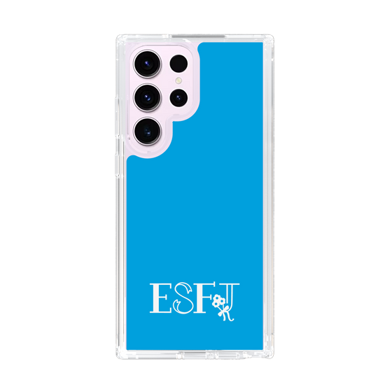 Slim Protection Case［ Original - ESFJ Consul - Alphabet - Blue ］
