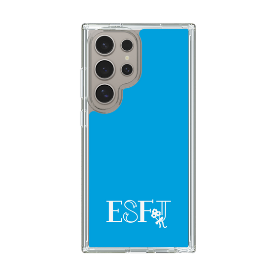 Slim Protection Case［ オリジナル - ESFJ 領事 - アルファベット - Blue ］
