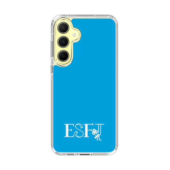 Slim Protection Case［ オリジナル - ESFJ 領事 - アルファベット - Blue ］