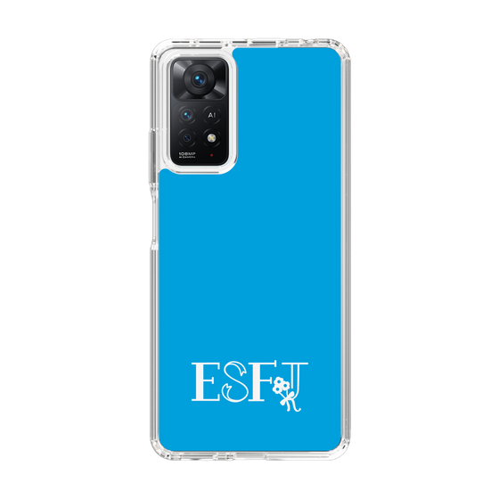 Slim Protection Case［ オリジナル - ESFJ 領事 - アルファベット - Blue ］