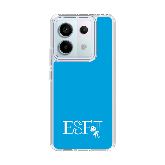 Slim Protection Case［ オリジナル - ESFJ 領事 - アルファベット - Blue ］