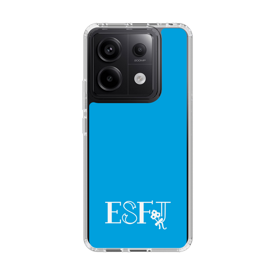 Slim Protection Case［ オリジナル - ESFJ 領事 - アルファベット - Blue ］