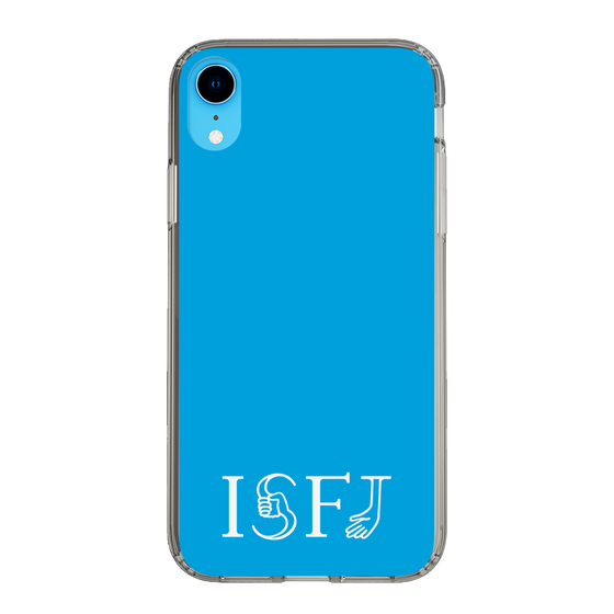 Slim Protection Case［ Original - ISFJ Defender - Alphabet - Blue ］