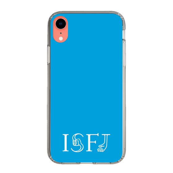Slim Protection Case［ Original - ISFJ Defender - Alphabet - Blue ］