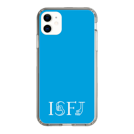 Slim Protection Case［ オリジナル - ISFJ 擁護者 - アルファベット - Blue ］