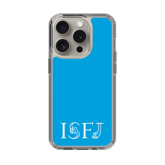 Slim Protection Case［ Original - ISFJ Defender - Alphabet - Blue ］