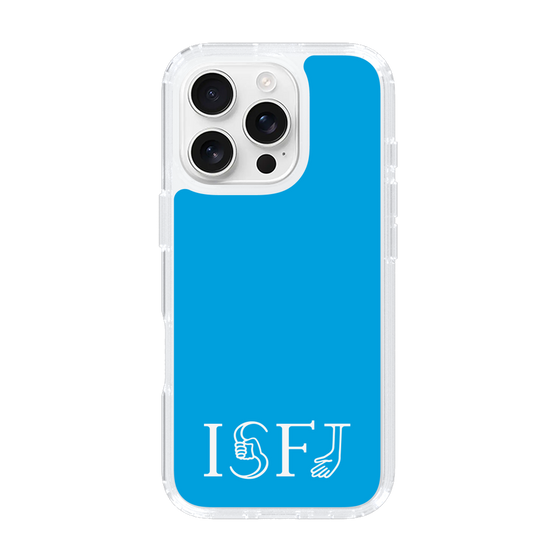 Slim Protection Case［ Original - ISFJ Defender - Alphabet - Blue ］