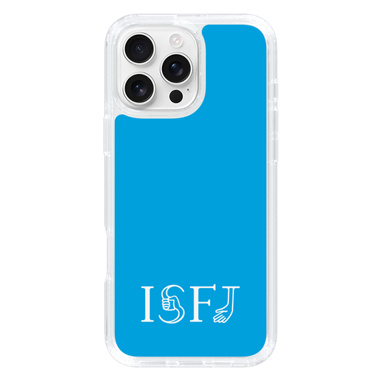 Slim Protection Case［ Original - ISFJ Defender - Alphabet - Blue ］