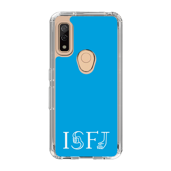 Slim Protection Case［ Original - ISFJ Defender - Alphabet - Blue ］