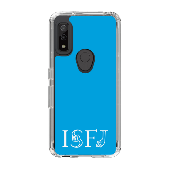 Slim Protection Case［ Original - ISFJ Defender - Alphabet - Blue ］