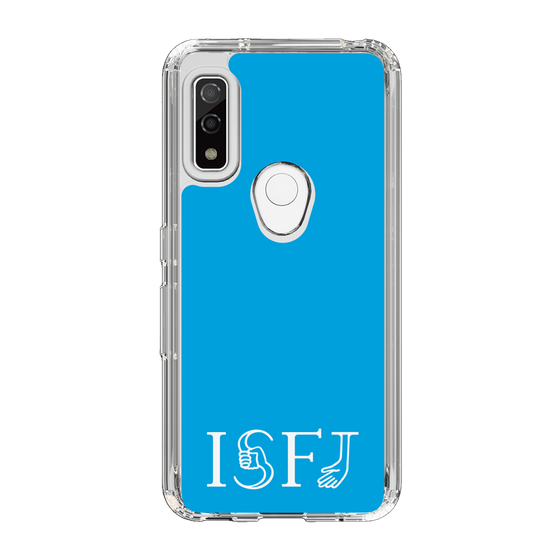 Slim Protection Case［ Original - ISFJ Defender - Alphabet - Blue ］