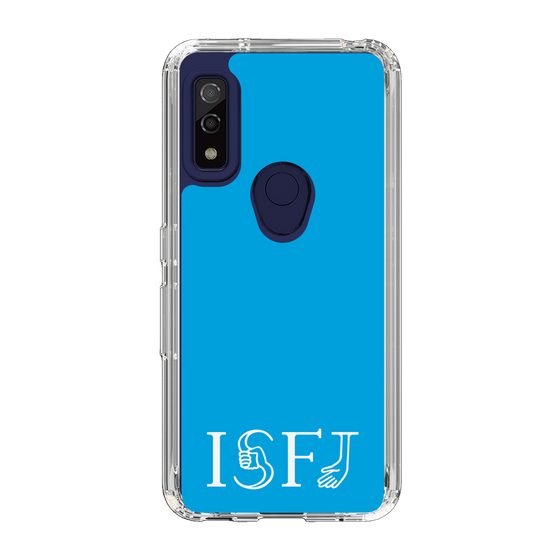 Slim Protection Case［ Original - ISFJ Defender - Alphabet - Blue ］