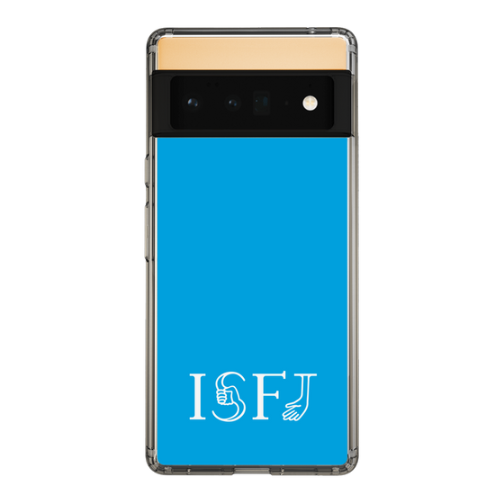 Slim Protection Case［ Original - ISFJ Defender - Alphabet - Blue ］