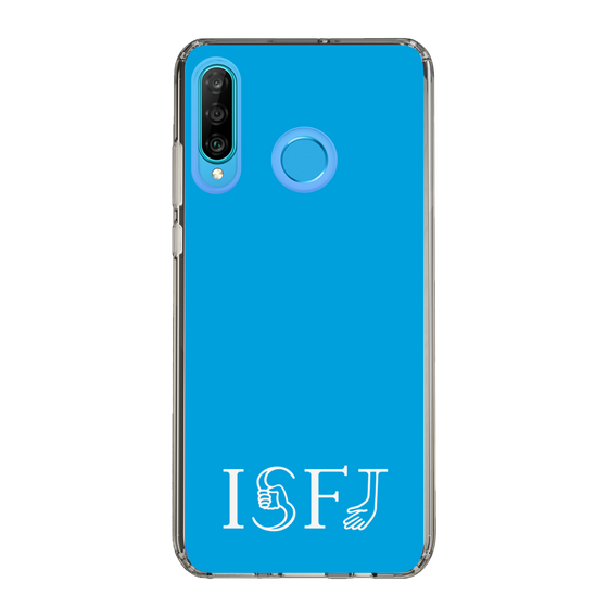 Slim Protection Case［ Original - ISFJ Defender - Alphabet - Blue ］