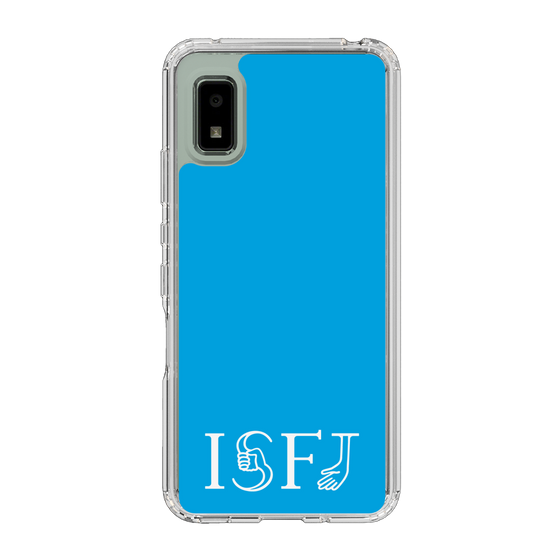Slim Protection Case［ オリジナル - ISFJ 擁護者 - アルファベット - Blue ］
