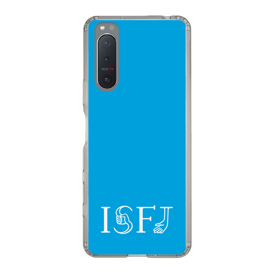 Slim Protection Case［ オリジナル - ISFJ 擁護者 - アルファベット - Blue ］