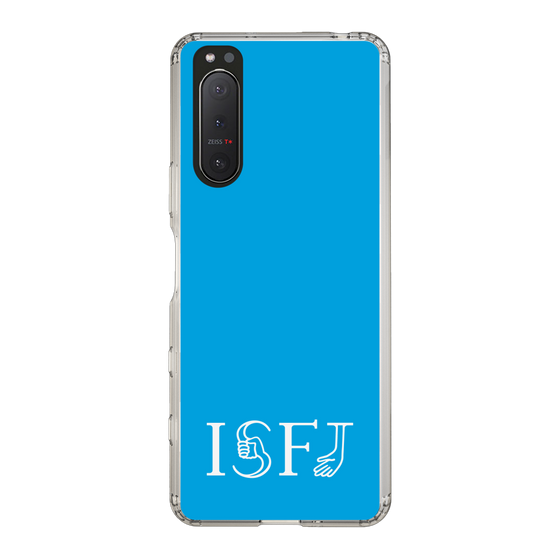 Slim Protection Case［ オリジナル - ISFJ 擁護者 - アルファベット - Blue ］