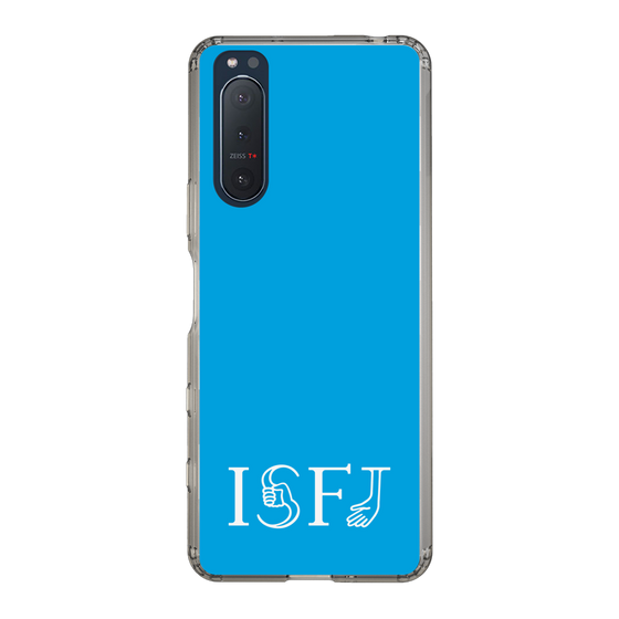 Slim Protection Case［ オリジナル - ISFJ 擁護者 - アルファベット - Blue ］