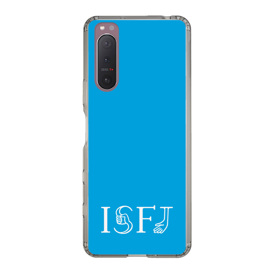 Slim Protection Case［ オリジナル - ISFJ 擁護者 - アルファベット - Blue ］