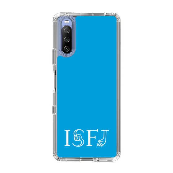 Slim Protection Case［ Original - ISFJ Defender - Alphabet - Blue ］
