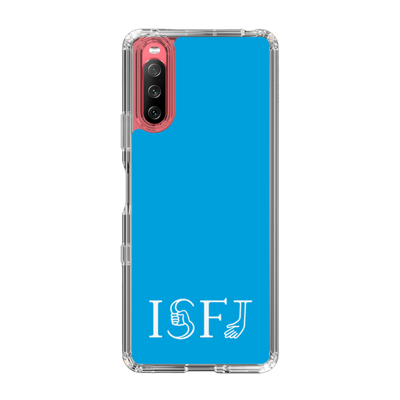 Slim Protection Case［ Original - ISFJ Defender - Alphabet - Blue ］