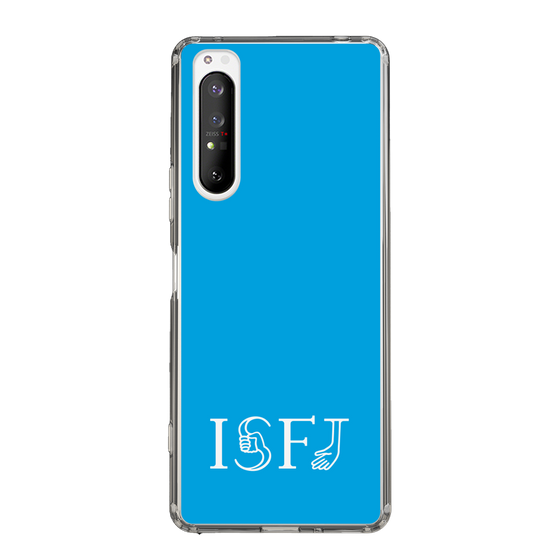 Slim Protection Case［ オリジナル - ISFJ 擁護者 - アルファベット - Blue ］