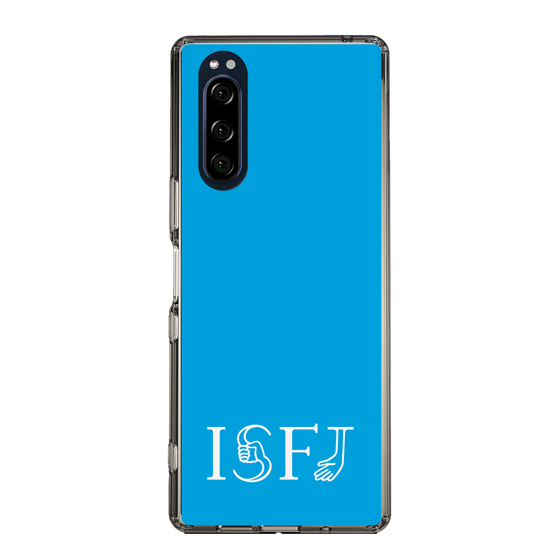 Slim Protection Case［ オリジナル - ISFJ 擁護者 - アルファベット - Blue ］