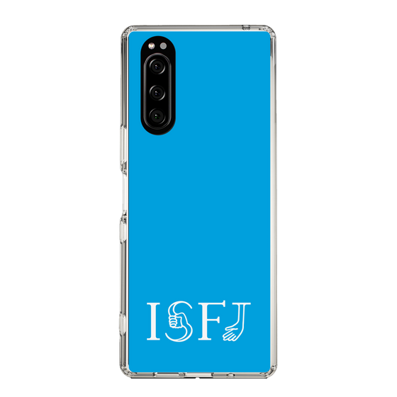 Slim Protection Case［ オリジナル - ISFJ 擁護者 - アルファベット - Blue ］