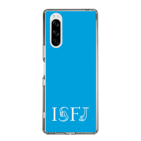 Slim Protection Case［ オリジナル - ISFJ 擁護者 - アルファベット - Blue ］