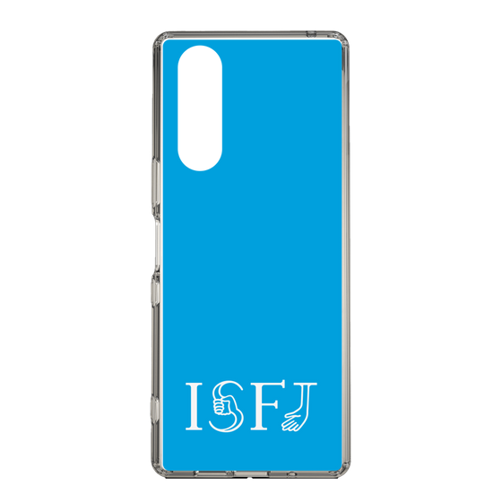 Slim Protection Case［ オリジナル - ISFJ 擁護者 - アルファベット - Blue ］