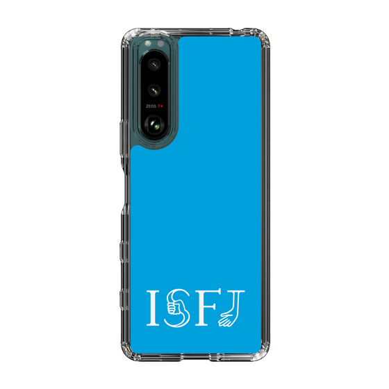 Slim Protection Case［ オリジナル - ISFJ 擁護者 - アルファベット - Blue ］
