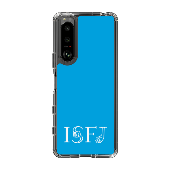 Slim Protection Case［ オリジナル - ISFJ 擁護者 - アルファベット - Blue ］