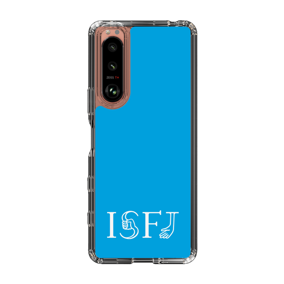Slim Protection Case［ オリジナル - ISFJ 擁護者 - アルファベット - Blue ］