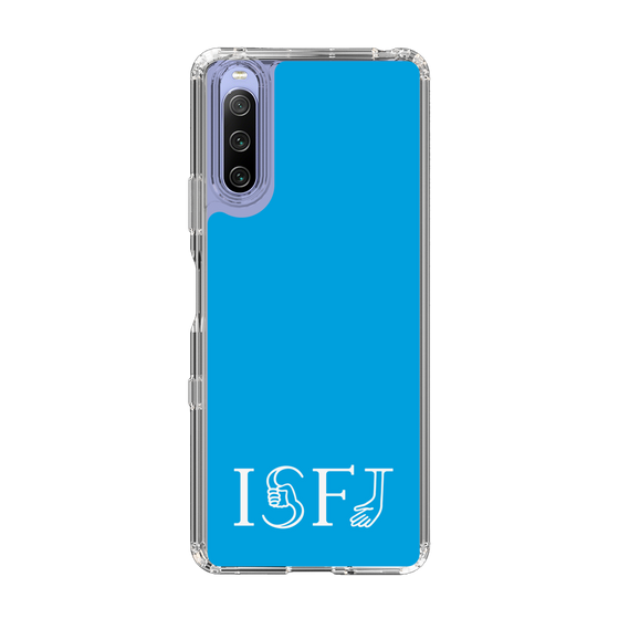 Slim Protection Case［ Original - ISFJ Defender - Alphabet - Blue ］