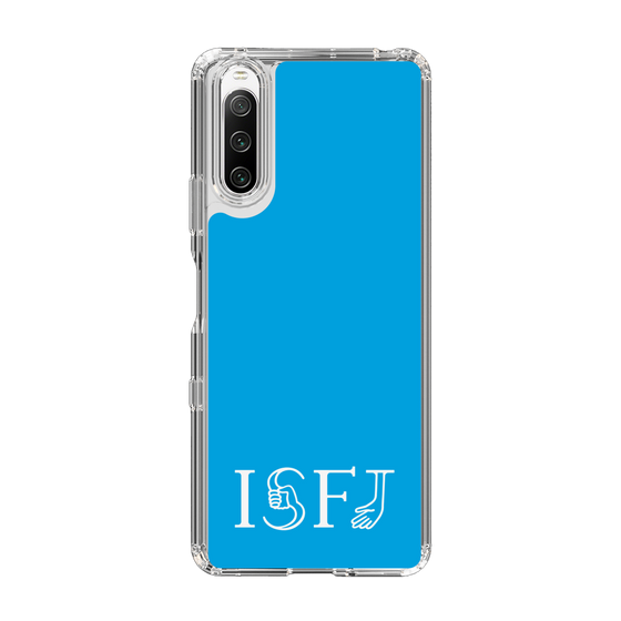 Slim Protection Case［ Original - ISFJ Defender - Alphabet - Blue ］
