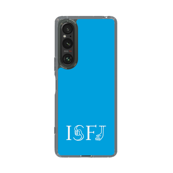 Slim Protection Case［ Original - ISFJ Defender - Alphabet - Blue ］