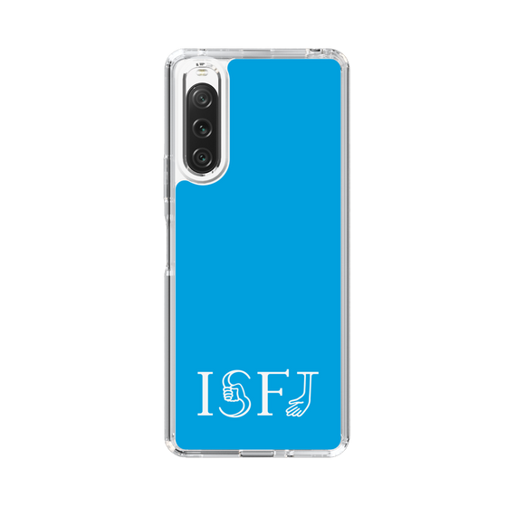 Slim Protection Case［ Original - ISFJ Defender - Alphabet - Blue ］