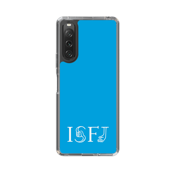 Slim Protection Case［ Original - ISFJ Defender - Alphabet - Blue ］