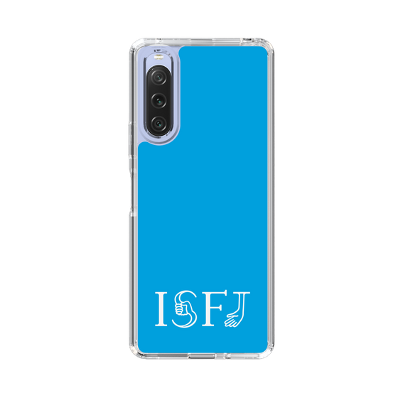 Slim Protection Case［ Original - ISFJ Defender - Alphabet - Blue ］