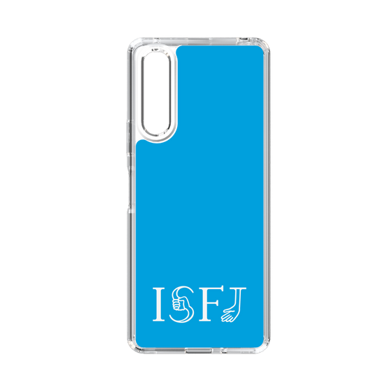 Slim Protection Case［ Original - ISFJ Defender - Alphabet - Blue ］