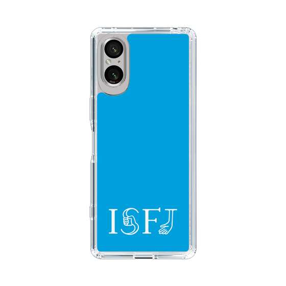 Slim Protection Case［ Original - ISFJ Defender - Alphabet - Blue ］