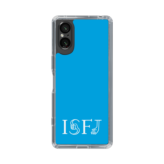 Slim Protection Case［ Original - ISFJ Defender - Alphabet - Blue ］