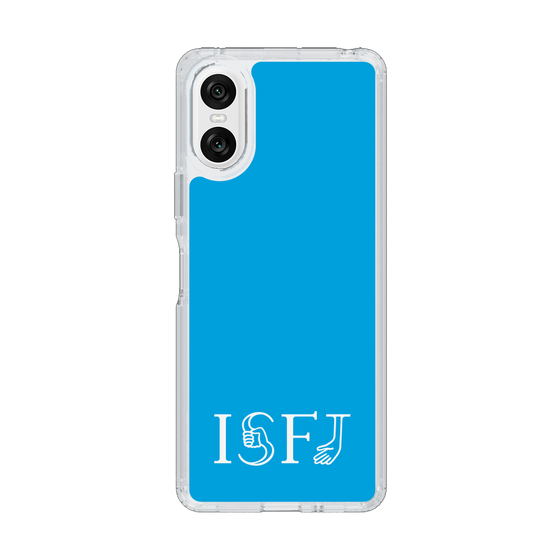 Slim Protection Case［ Original - ISFJ Defender - Alphabet - Blue ］