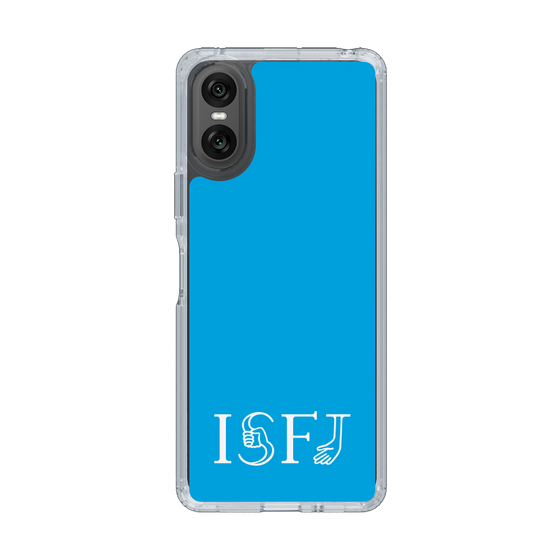 Slim Protection Case［ Original - ISFJ Defender - Alphabet - Blue ］