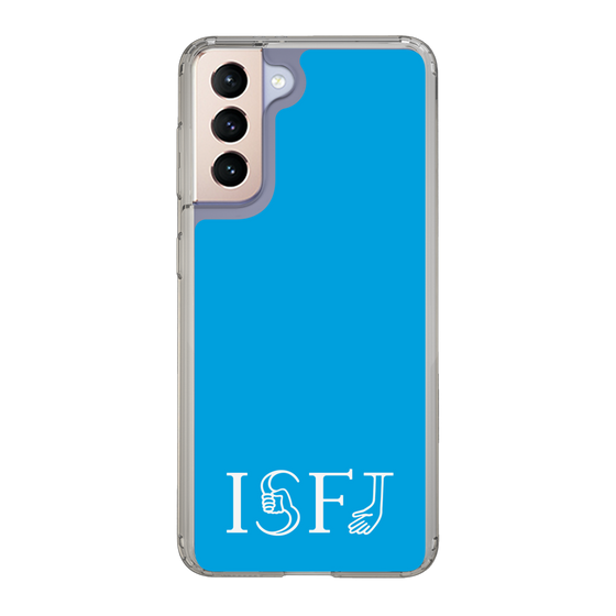 Slim Protection Case［ オリジナル - ISFJ 擁護者 - アルファベット - Blue ］