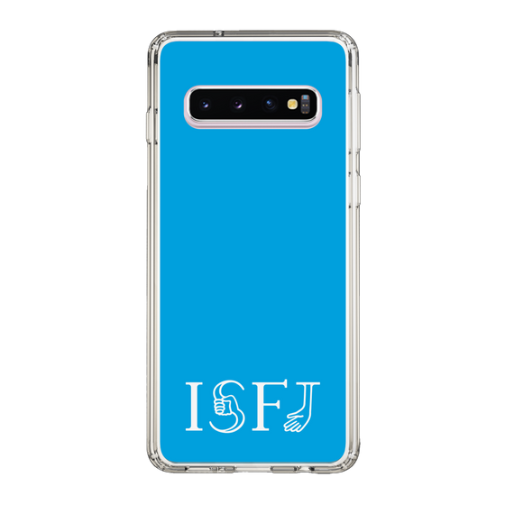 Slim Protection Case［ オリジナル - ISFJ 擁護者 - アルファベット - Blue ］