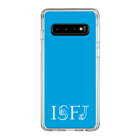 Slim Protection Case［ オリジナル - ISFJ 擁護者 - アルファベット - Blue ］