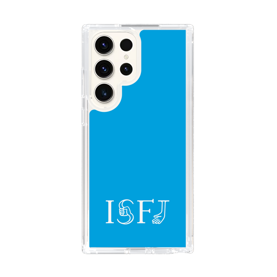 Slim Protection Case［ Original - ISFJ Defender - Alphabet - Blue ］