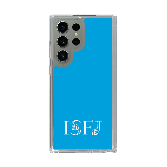 Slim Protection Case［ Original - ISFJ Defender - Alphabet - Blue ］